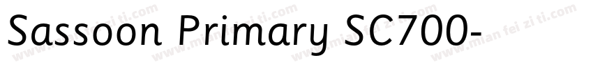 Sassoon Primary SC700字体转换